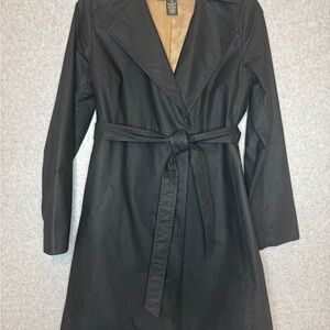 Banana Republic Black Trench Coat
